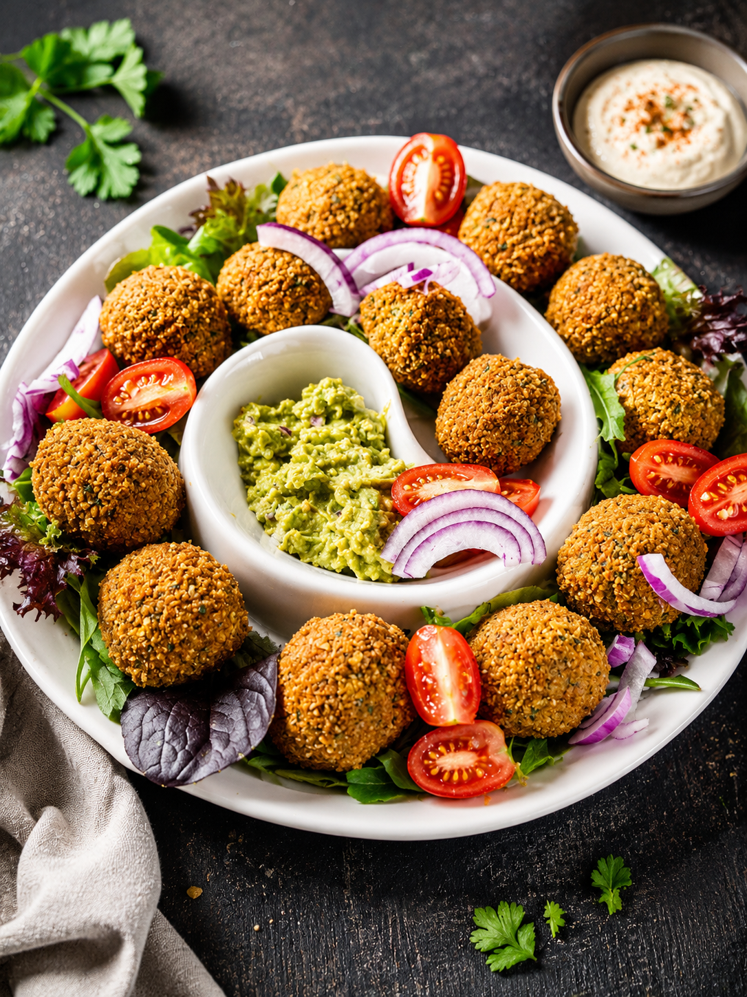 Crispy Air fryer falafel