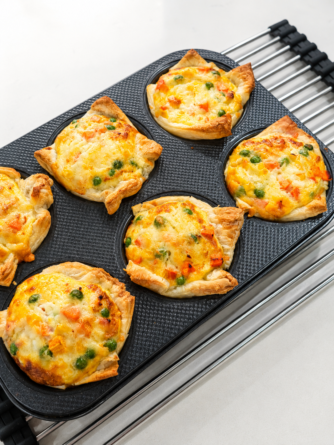 Easy High-Protein Egg Muffins with Cottage Cheese and Veggies